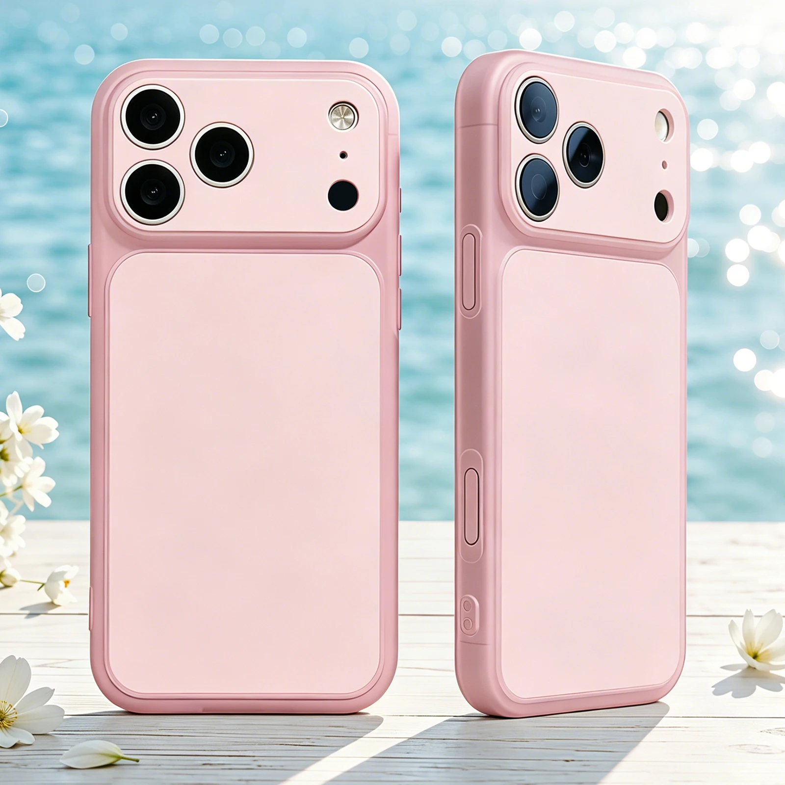 

Candy Color Large Window Camera Protection Phone Case for iPhone 17 16 15 14 13 ProMax Matte Shockproof Jelly Frame Bumper Cover