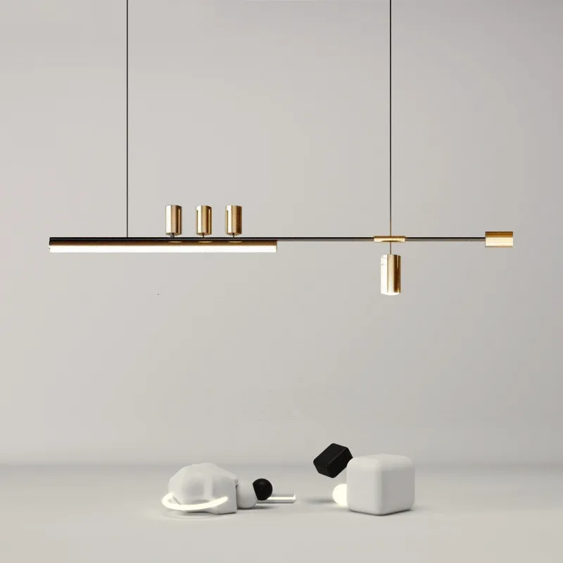 Plafonnier LED Géométrique Minimaliste de Luxe, Design poumons, Luminaire Décoratif d'Nik, Idéal pour un Salon, une Cuisine ou une Salle à Manger