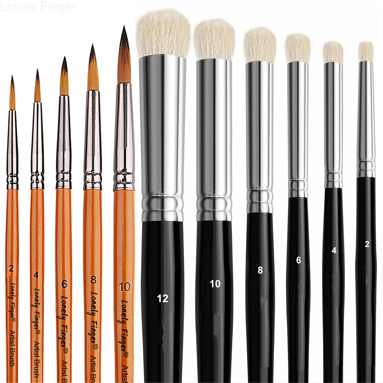 

Paint Dry Brushes Set, 11 PCS Artist Brush for Acrylic Oil Watercolor Gouache Artist Professional Painting Kits