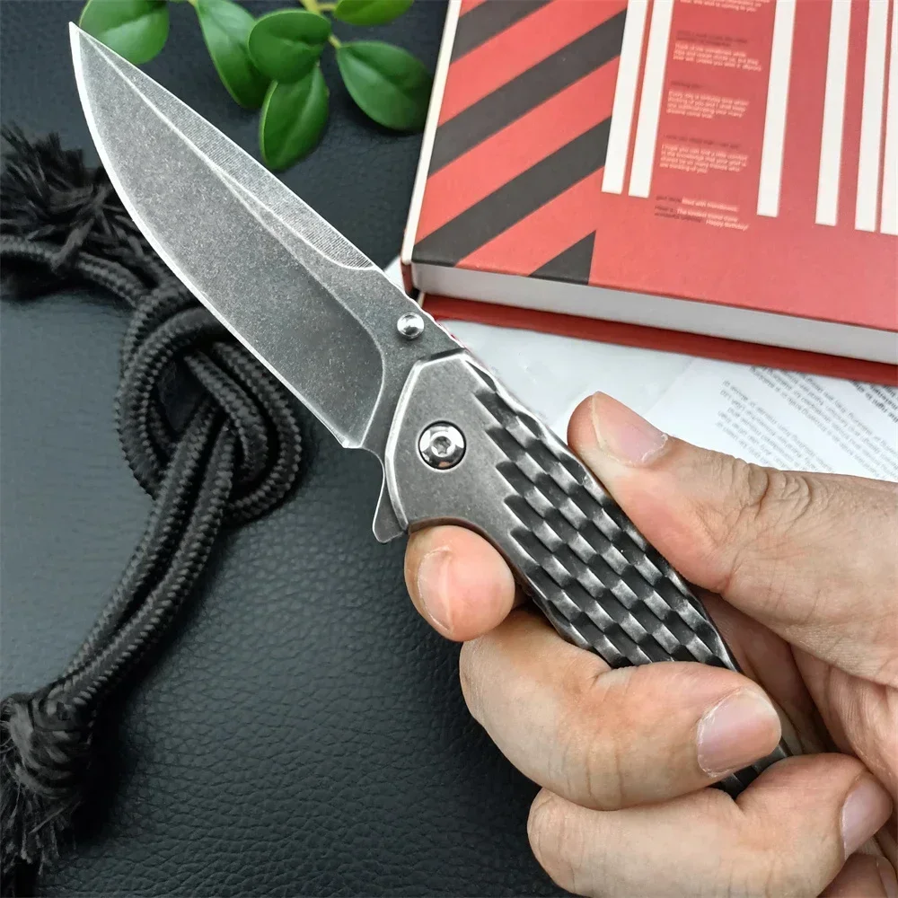 Model 1353 Hunting Pocket Folding Knife with Box 8Cr13Mov Blade 420 Steel Handle Survival Tool Camping Tactical EDC Knives