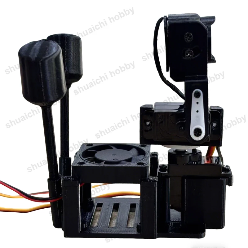 1Set Für DJI O3 Air Unit Einzelne Dual-Achsen Gimbal Halterung Bild Übertragung Feste Halterung w Lüfter/BEC Modul fr PFV Drone