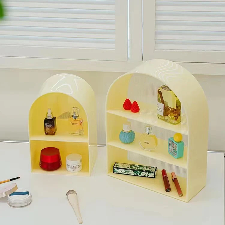 sF-Simple Acrylic Double Standing Cup Storage Rack Customized Color Multifunctional Easy Assembly Non-Folding Desktop-Modern#
