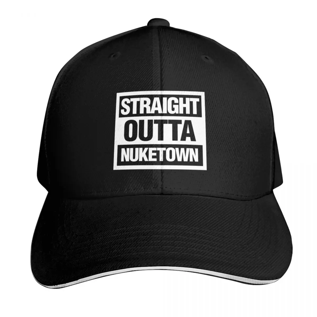 

Straight Outta Nuketown Baseball Cap western Hat Big Size Hat Funny hats |-F-| Designer Man Women's