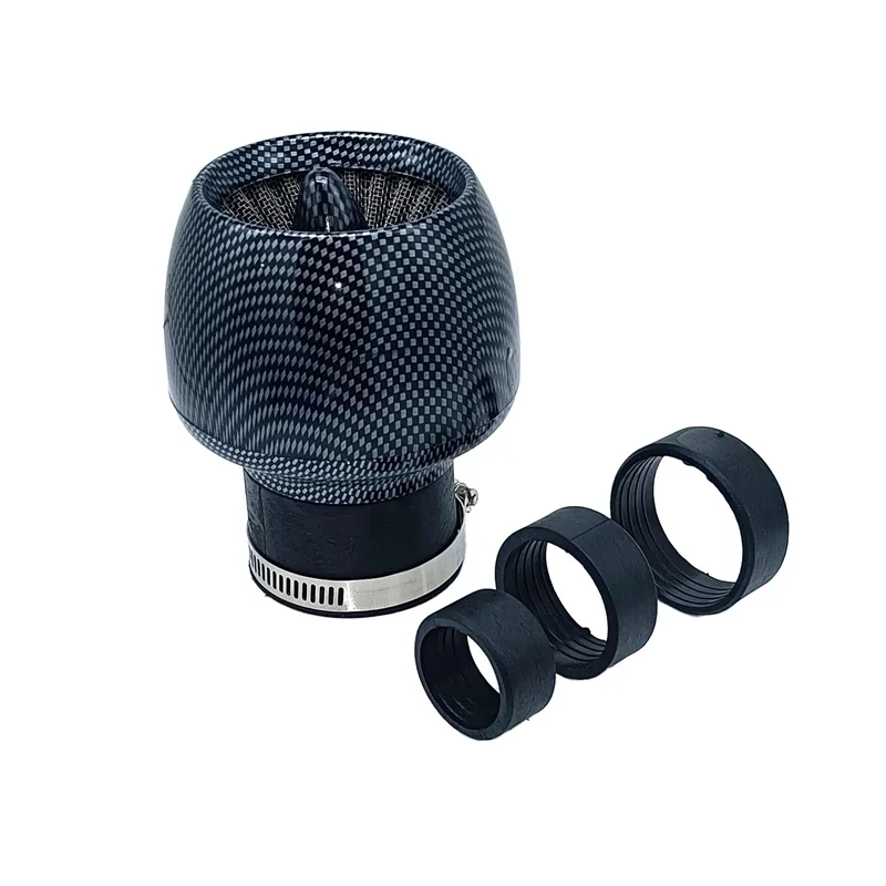 28-48mm Carbon Fiber Motorcycle Air Filter Cleaner Bend Elbow Air Filter Motorbike Universal for Honda Kawasaki Dirt Bike ATV - Image 5