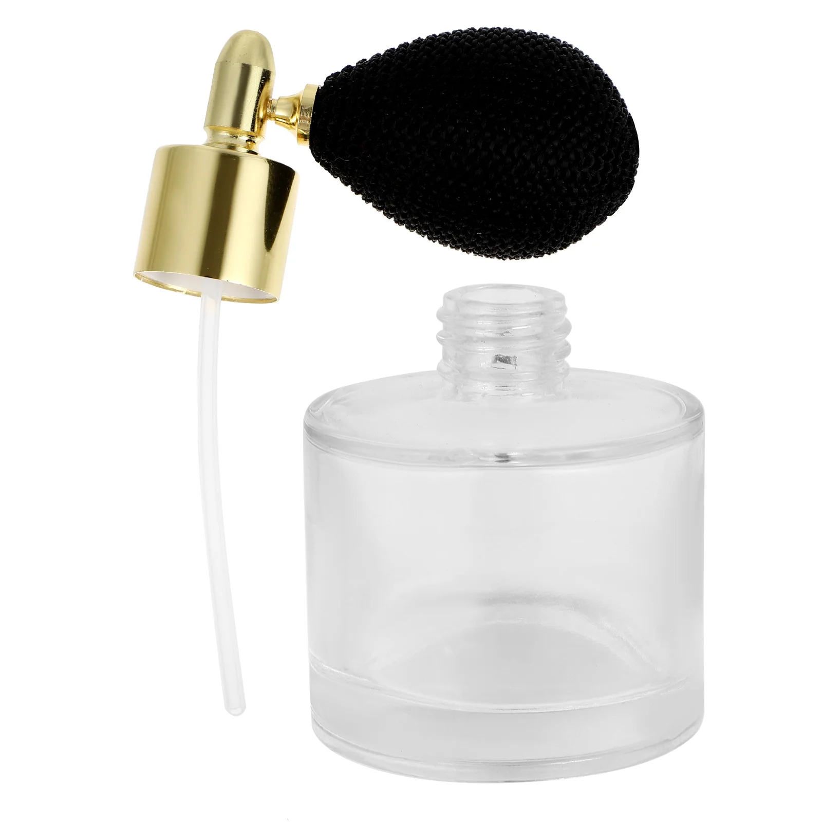 50 Ml Applicator Air Bag Perfume Bottle Spray Bottles Refillable Sprayer Glass Glitter Small