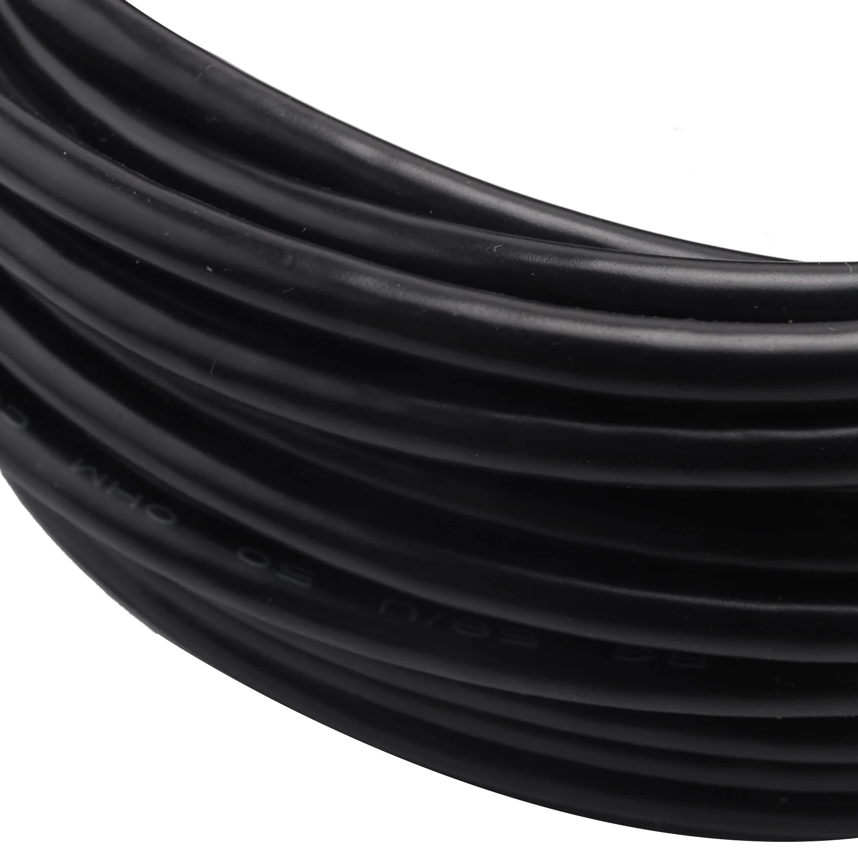 AB47-2 Pcs 15M UHF Coaxial Cable RG58 Coax Cable PL259 Cable 50 Ohms CB Radio Antenna Cable UHF Male To UHF Male Low Loss UHF