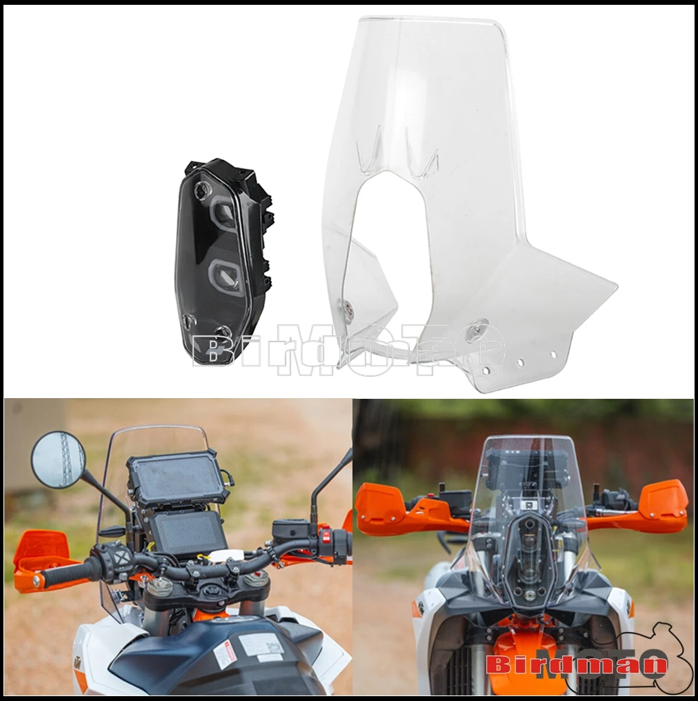 Dirt Bike Adventure Motorcycle Headlight Fairing Windshield 450 Rally Replica 701 BAJA RALLY ENDURO 690 BAJA R EXC BAJA FE BAJA