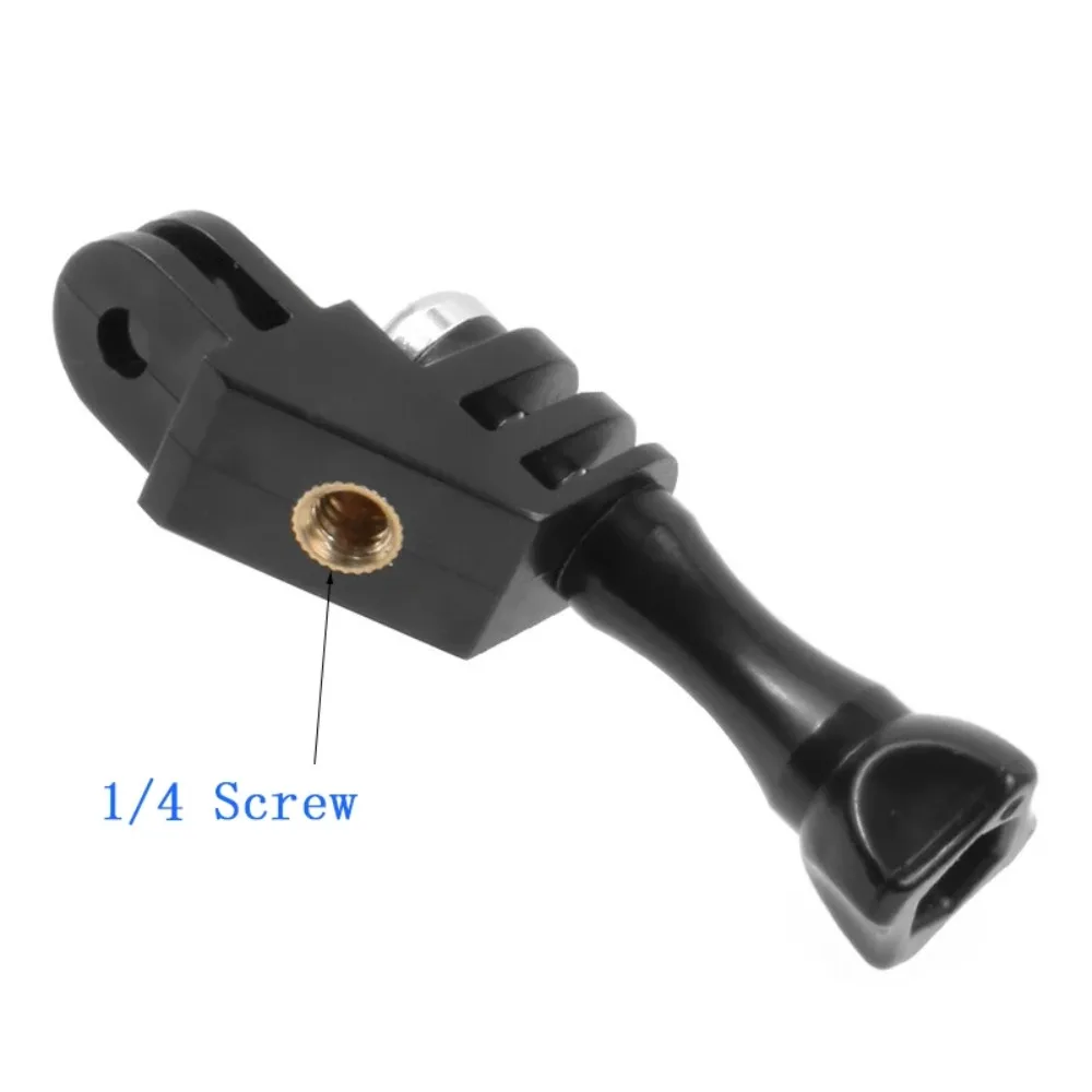 New 90 Degree Elbow Mount Multi Conversion Black Direction Adapter Adjustment Thumb Screw for GoPro/DJI/AKASO