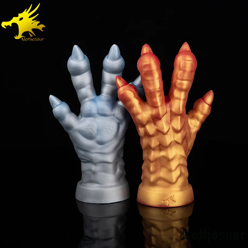 Fantasy Dragon Claw Sex Toys Silicone huge Artificial Hand Clit Stimulate Large Anal Plug With Suctiion Cup Foreplay Toy