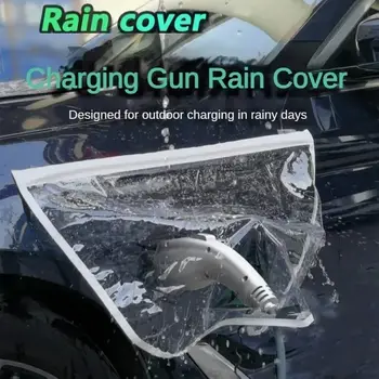 Kryt portu nabíječky pro elektromobily, venkovní ochrana proti dešti, prachotěsné kryty pro Tesla Model 3 Y SUV, autopříslušenství 10 nejlepší prodej Kryt nabíječky pro Teslu Model 3 - №3