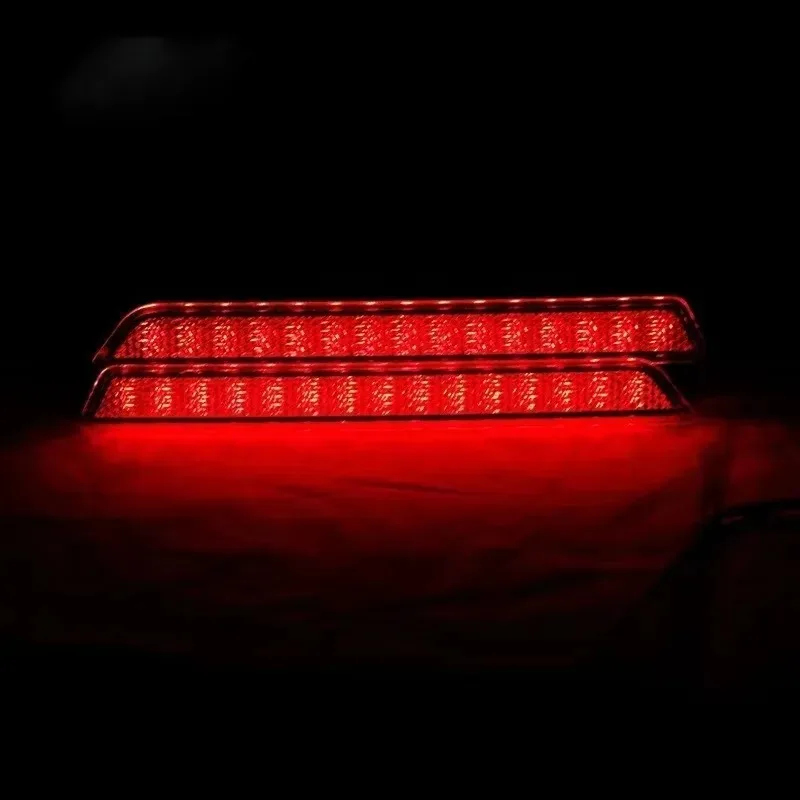 

New For 2PCS High Bright Rear Fog Lamp Bumper Light Car LED 3 Axela 2014 - 2018 Multi-function Auto Brake Light Reflec