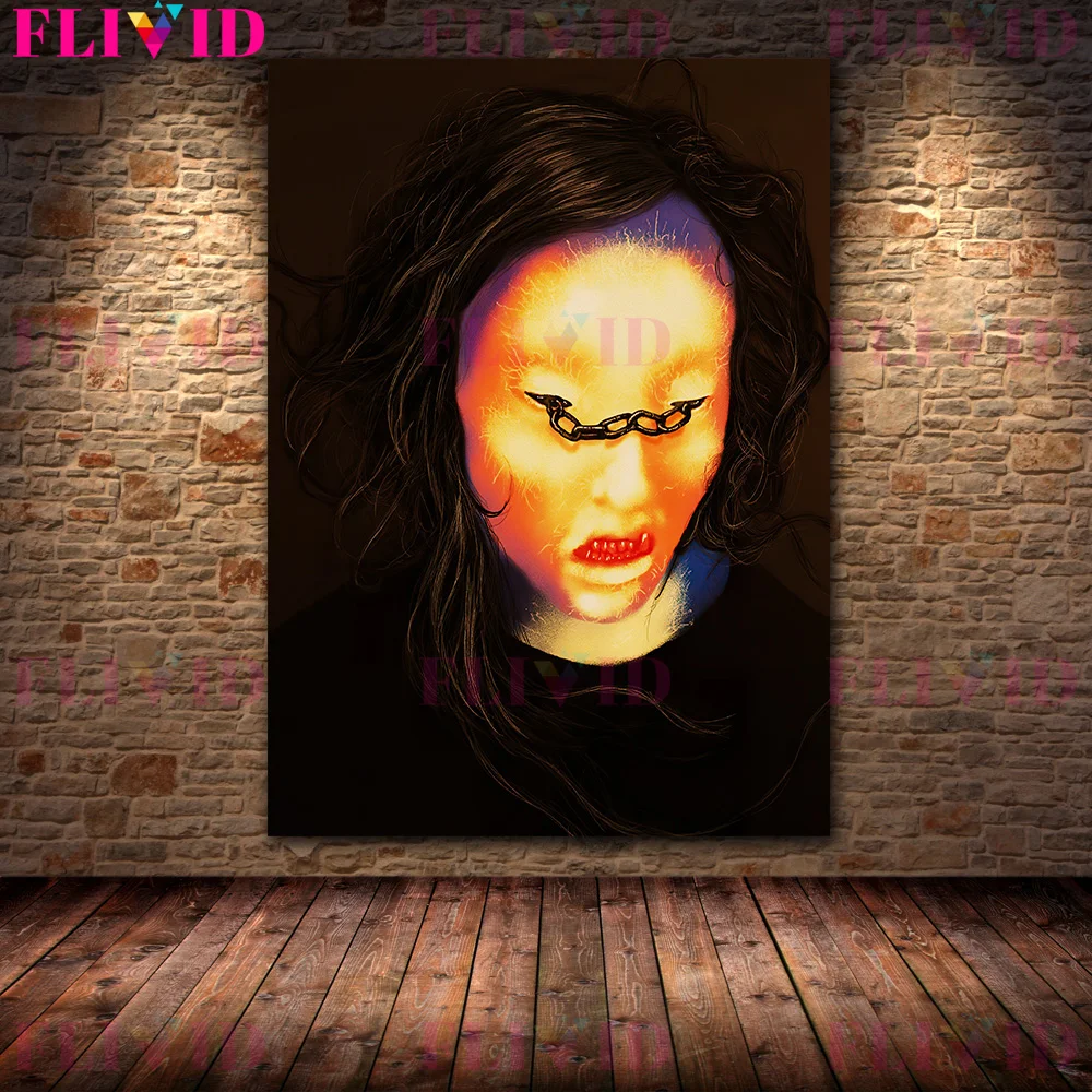 Ugly Portrait Of Demons And Evil Spirits Vintage Wall Art Canvas Painting Abstract Horror Portrait Art Poster And Print Decor