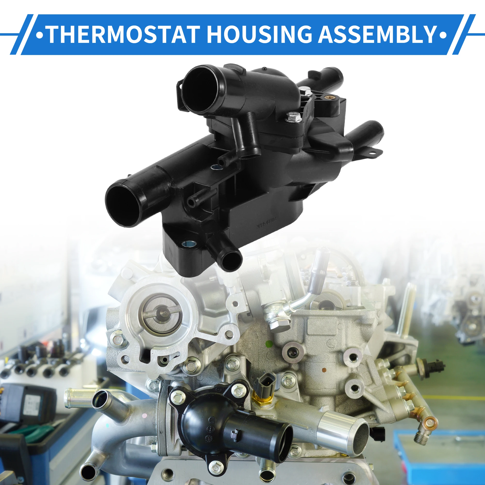 

Корпус термостата охлаждающей жидкости двигателя X Autohaux в сборе для Kia Optima Sportage No 256002G500