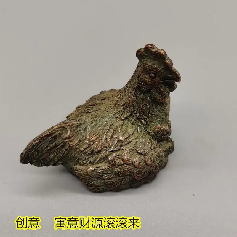 Hen chick Statue Sculpture Figurines Home Garden Decoration Statues For House ﻿
