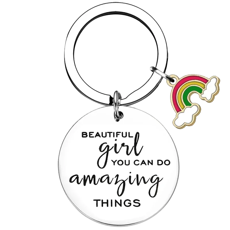 Inspirational Gift Keychain Encouragement Gifts Key Rings Women Girls soul sister best friend daughter Gifts