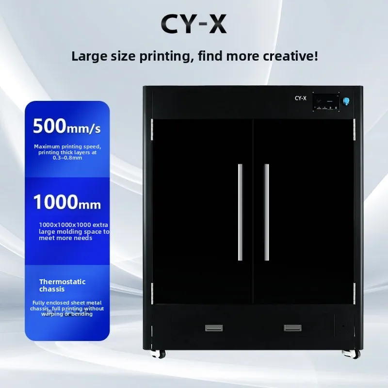 CY-X industrial grade large 3D printer, high precision and large size fully sealed thermostat machine
