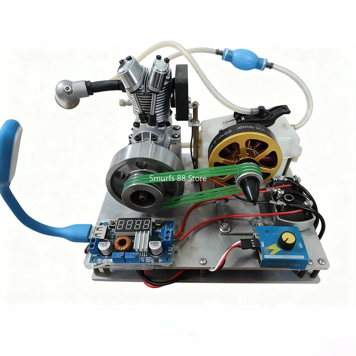 

Модель двигателя, метаноловый генератор Saito 62, металлическая четырехтактная модель двигателя класса, номинальная мощность, 1,5 л.с., экспериментальная модель, игрушки