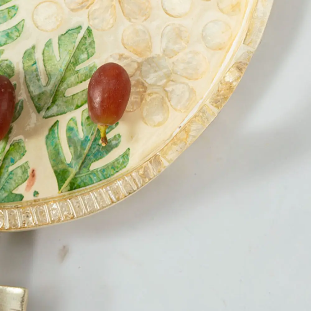 Luxury Mosaic Serving Tray Handmade Rectangular Plate Decorative Ornament For Coffee Table Home Accessories Office Desk
