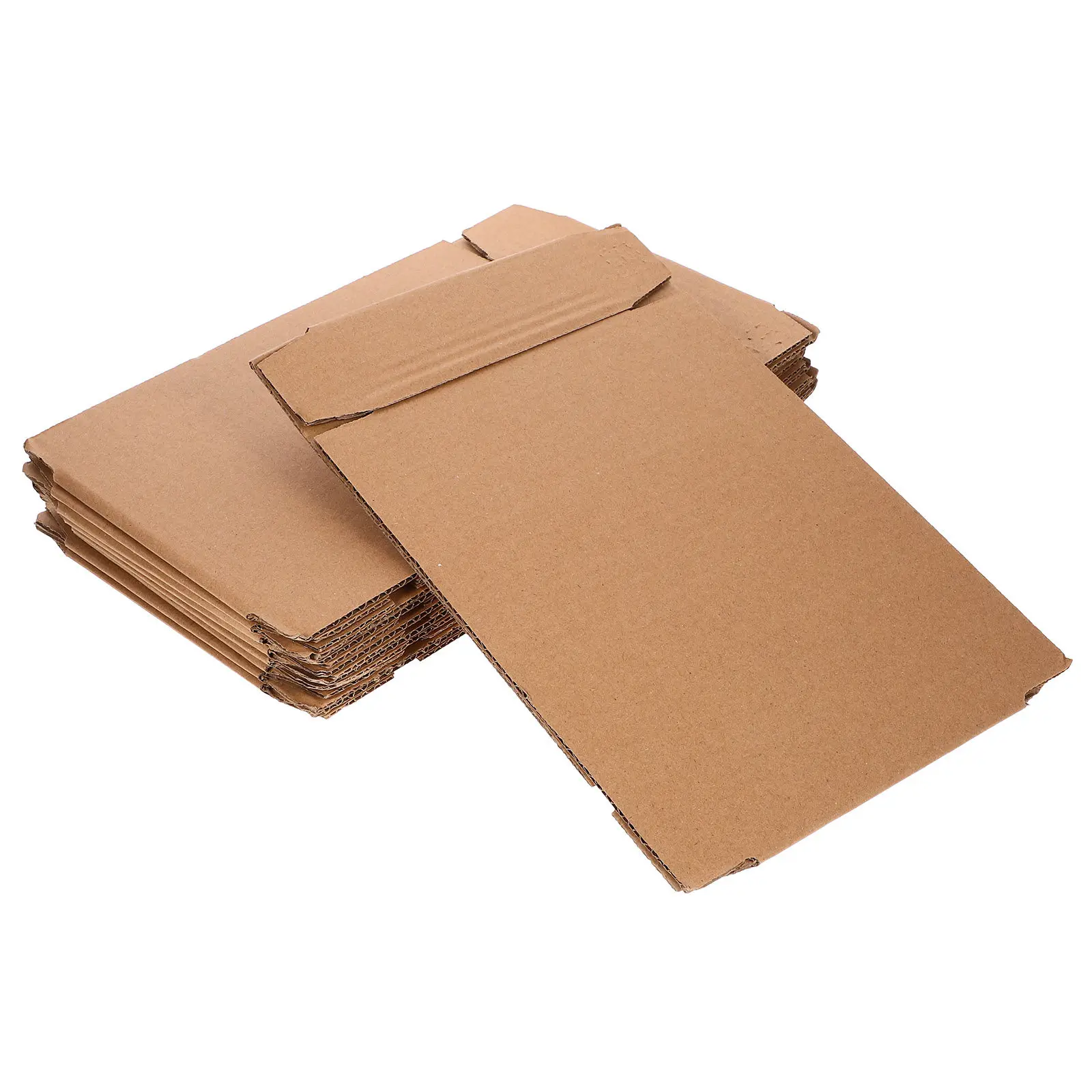 10Pcs Shipping Boxes Thickened Corrugated Cardboard Easy Assemble Storage Packaging Boxes for Small Business Delivery