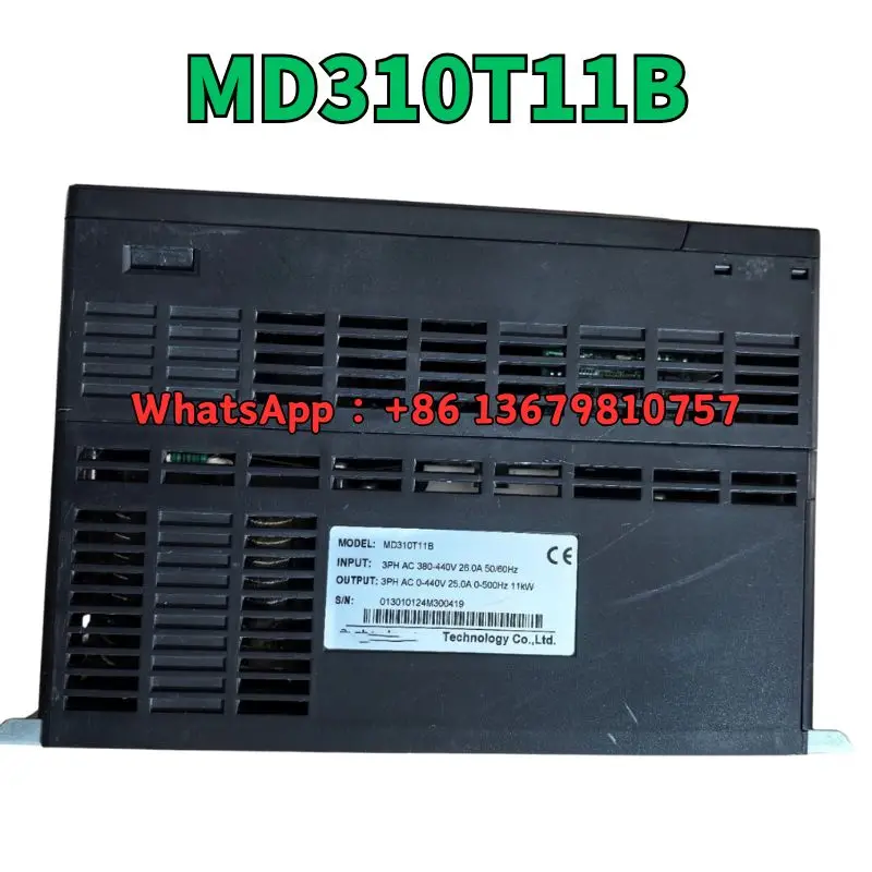 Inversor usado MD310T11B teste OK Transporte rápido