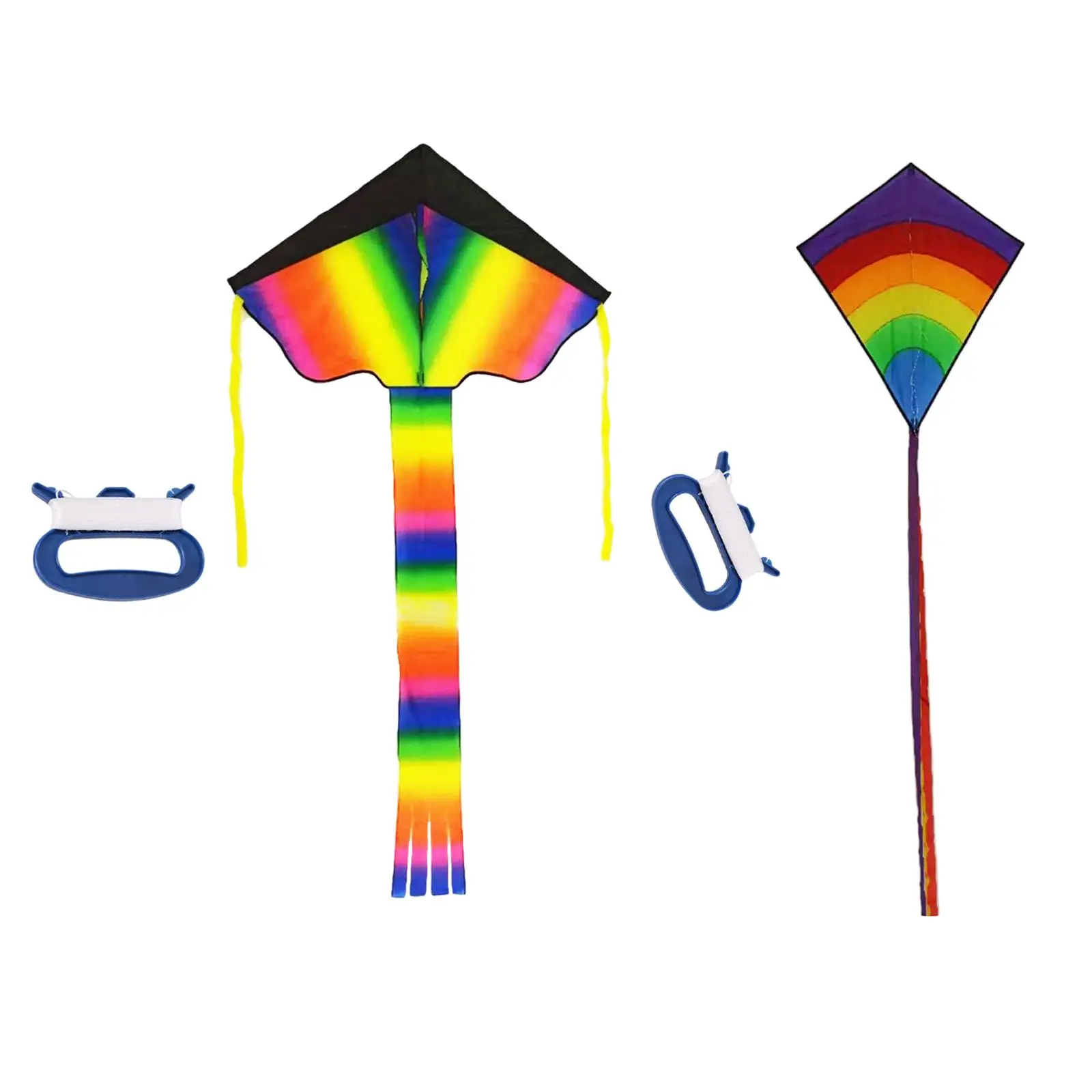 Kites de una sola línea con cola larga de 6,56 pies y línea de vuelo de 328 pies para viaje en la playa
