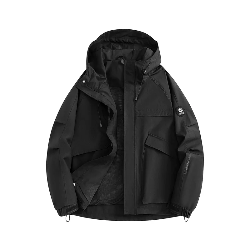 Couple New Interchan Jacket Male Coat Fashion Windbreaker Streetwear Spring Autumn Overcoat Windproof Casual Hombre Outdoors