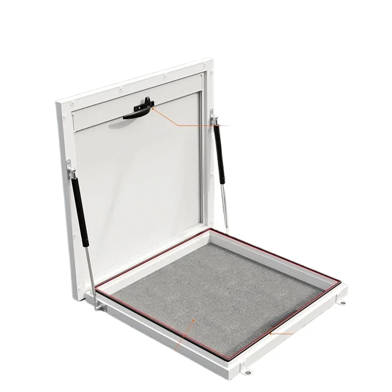 Roof ceiling cover Aluminum alloy rainproof cover Manual sunroof manhole access port Attic roof cover