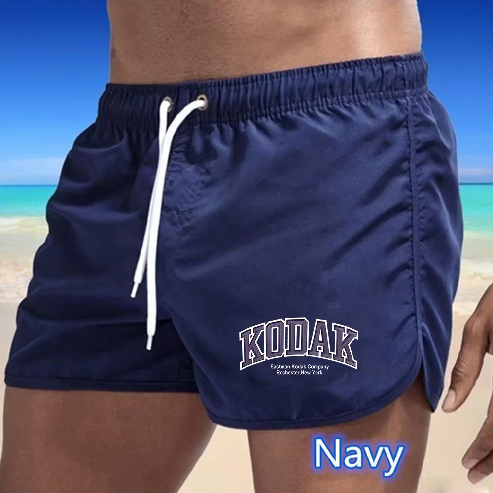 

Летние пляжные шорты Kodak для взрослых - мужские быстросохнущие повседневные шорты, подходящие для бега на открытом воздухе и в качестве верхней одежды.