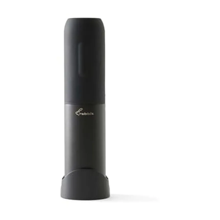 

Electric Corkscrew Wine Opener - Push Button Automatic Bottle Opener Compact Design Opens Bottles Quietly Stores Vertically or