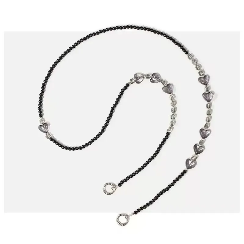 

Fashion Crossbody Pearl Bead Phone Chain For Diverse Mobile Phone Shoulder Belt Functional Long Lanyard Phone Hanging Chain