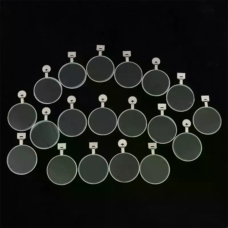1Pc Optical Prism Lens For Trial Lens Set Metal Rim Ophthalmic Prismatic Lens Eye Test Lens Single Piece Eyeglasses Tool