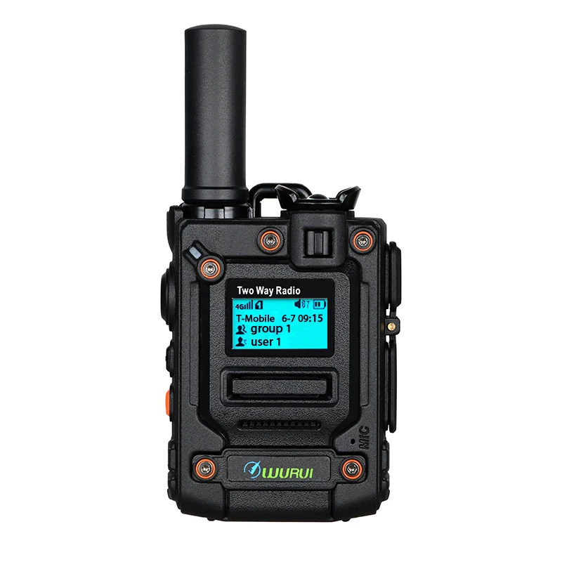 Wurui K300 Military global-ptt（no fee） POC walkie talkie 4G long range radios Two way radio Phone Police Global intercom