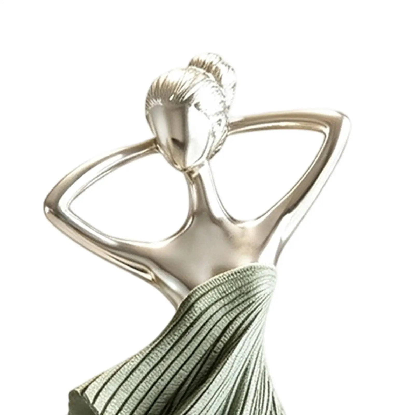 Abstract Dancer Figurine Resin Art Sculpture Aesthetic Home Decor French Style Abstract Dancer Sculpture for Home Apartment