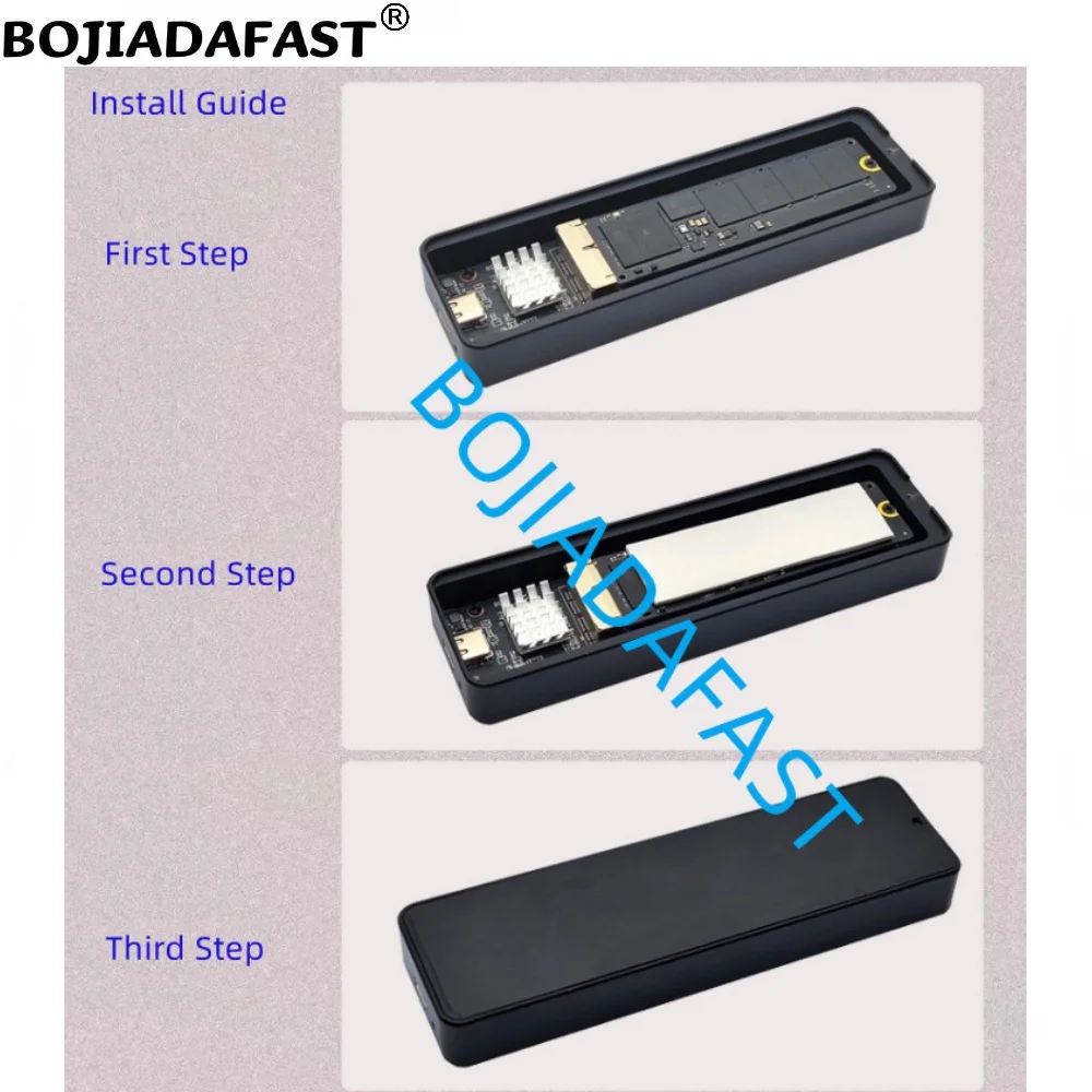 20Gbps USB 3.2 Type-C to 12+16Pin Original NVME SSD Enclosure Case for 2013 2014 2015 2016 2017 MacBooks Air Pro