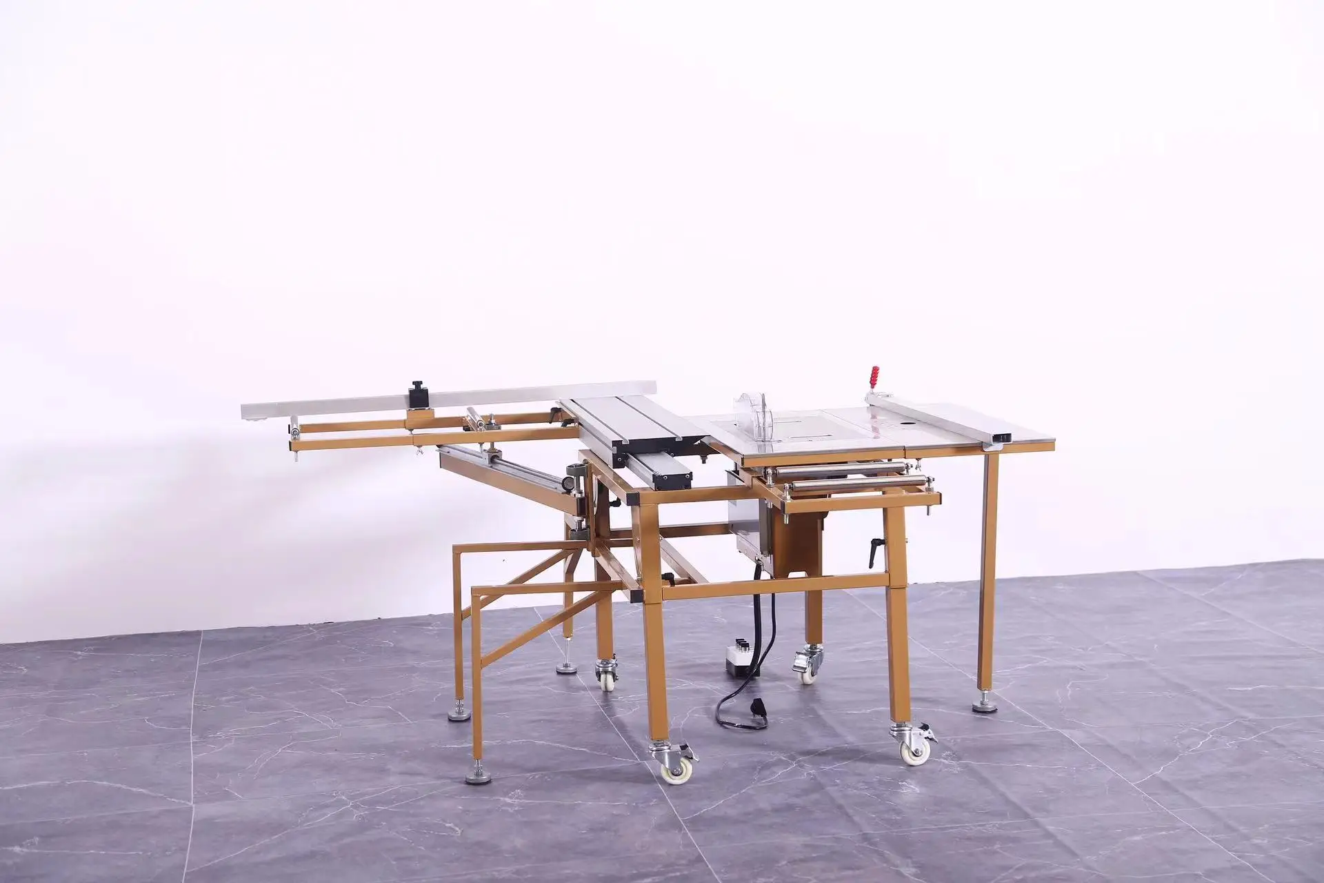 WJ180 Folding And Portable Sliding Saw Table Dust Free Wood Cutting Saw Machine For Woodworking