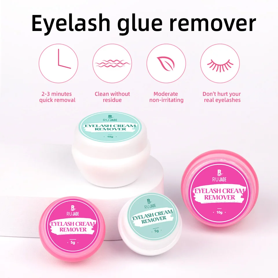 False Eyelash Glue Removal Grafting Eyelash Glue Adhesive Remover Gel Fruit Smell Cream Jelly Remover Essential Makeup Tool