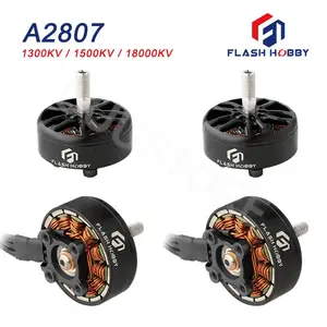 4 buah FLASHHOBBY A2807 2807 6S 1300KV 5S 1500KV 4S 1800KV Motor Tanpa Sikat untuk Model Drone FPV Freestyle 7 Inci Jarak Jauh LR7 12 penjualan terbaik poros 6x6 - №