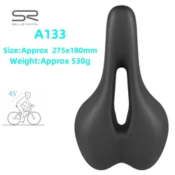 SELLE ROYAL Italy Cycling MTB Bike Bicycle Saddle Ultralight Rail Hollow PU Saddle Breathable & Soft Seat Cushion for Women Men