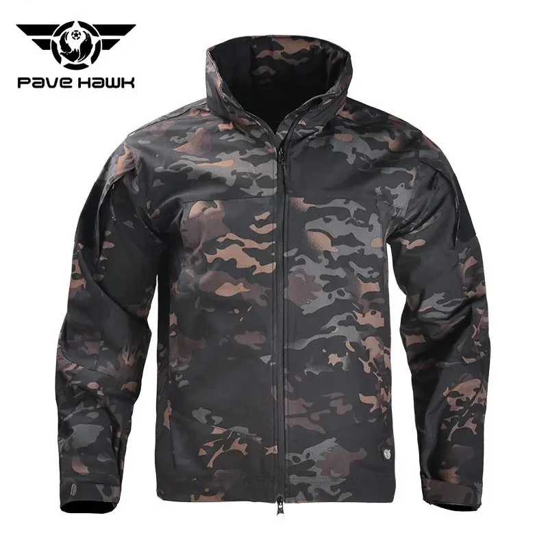 

Tactical Softshell Jacket Men Windbreaker Wear-resistant Waterproof Mens Outdoor Treking Hombre Camping Climbing Chaqueta