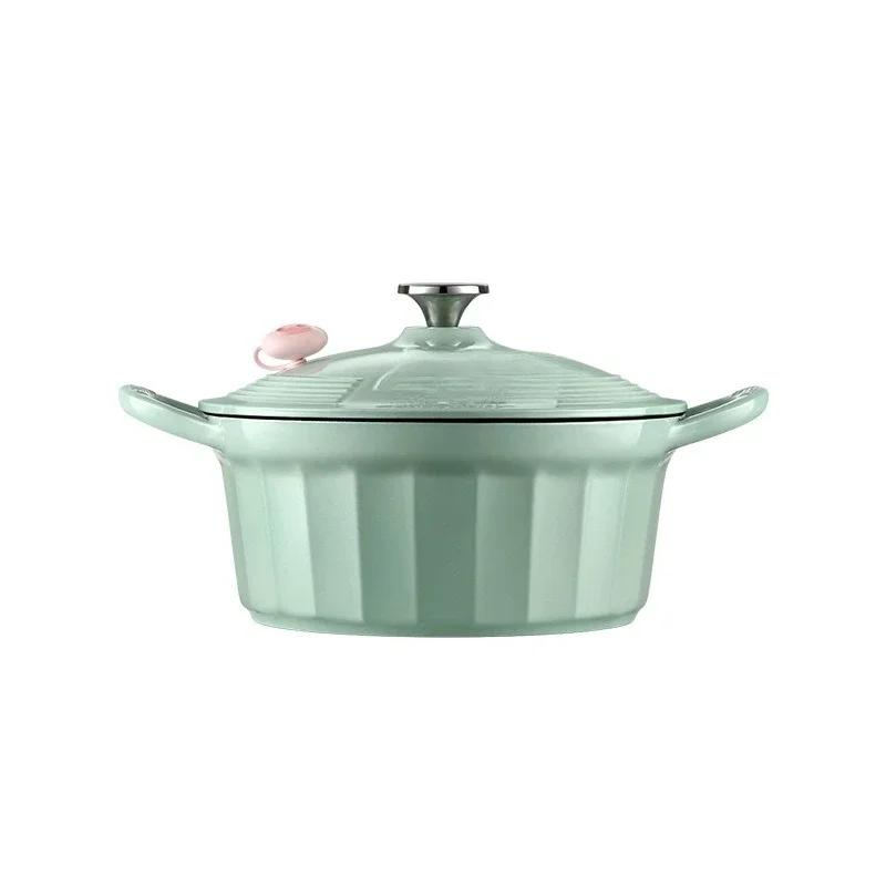 Enamel pot cast iron pot stew pot household multi-function stew wok induction cooker gas stove universal