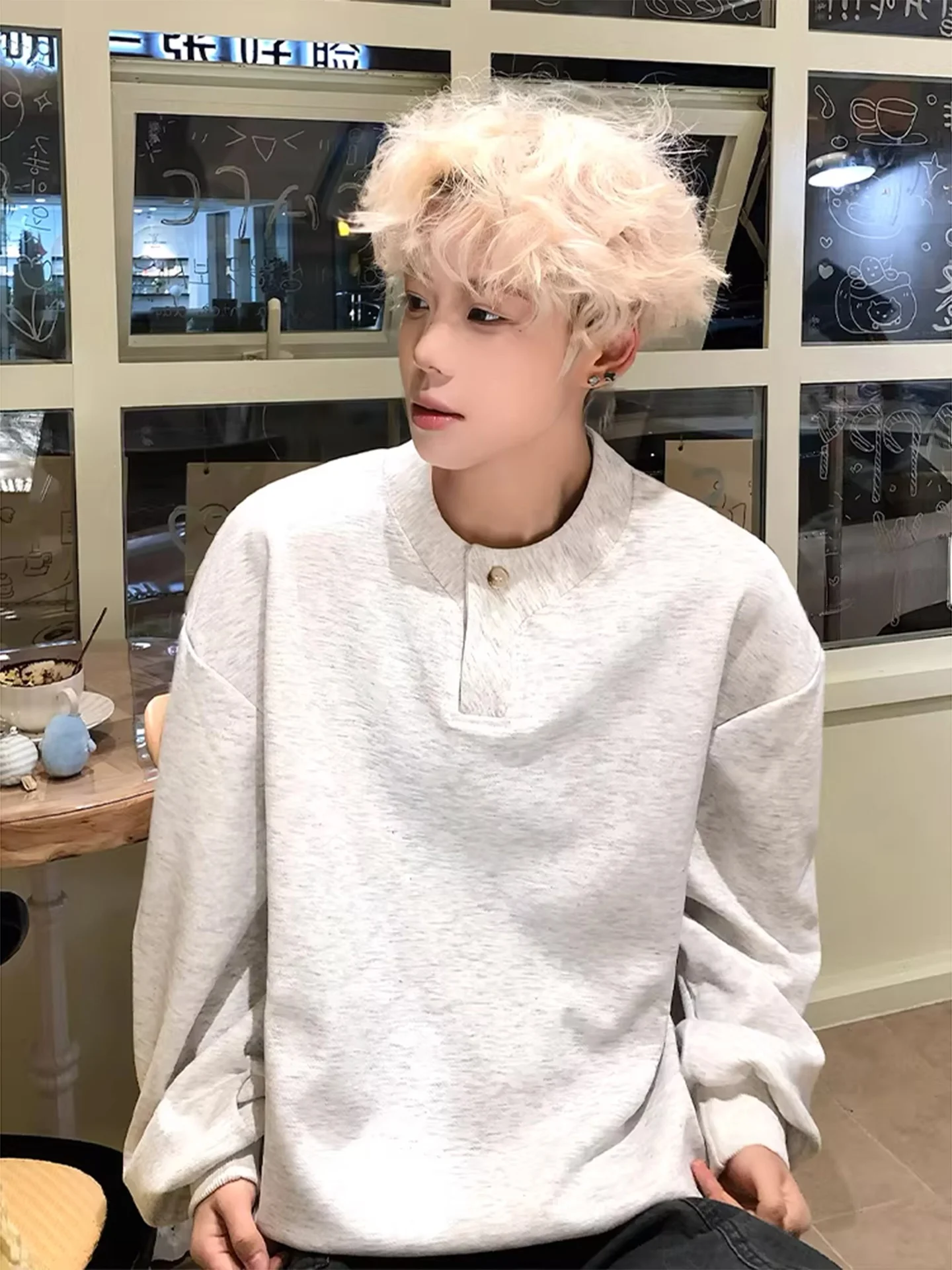 

Мужская теплая толстовка с капюшоном и воротником-хенли, на флисовой подкладке, с длинным рукавом, повседневная, осенне-зимняя, для комфортного отдыха