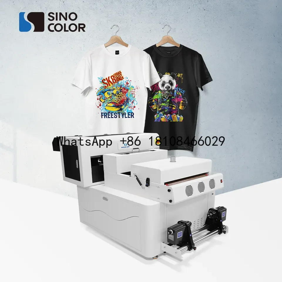 فئة أعلى 40 سنتيمتر 80 سنتيمتر اثنين i3200/i1600 رؤساء 2400 ديسيبل متوحد الخواص الحرارة الصحافة نقل الحيوانات الأليفة فيلم تي شيرت مخصص غطاء DTF آلة طباعة الملابس