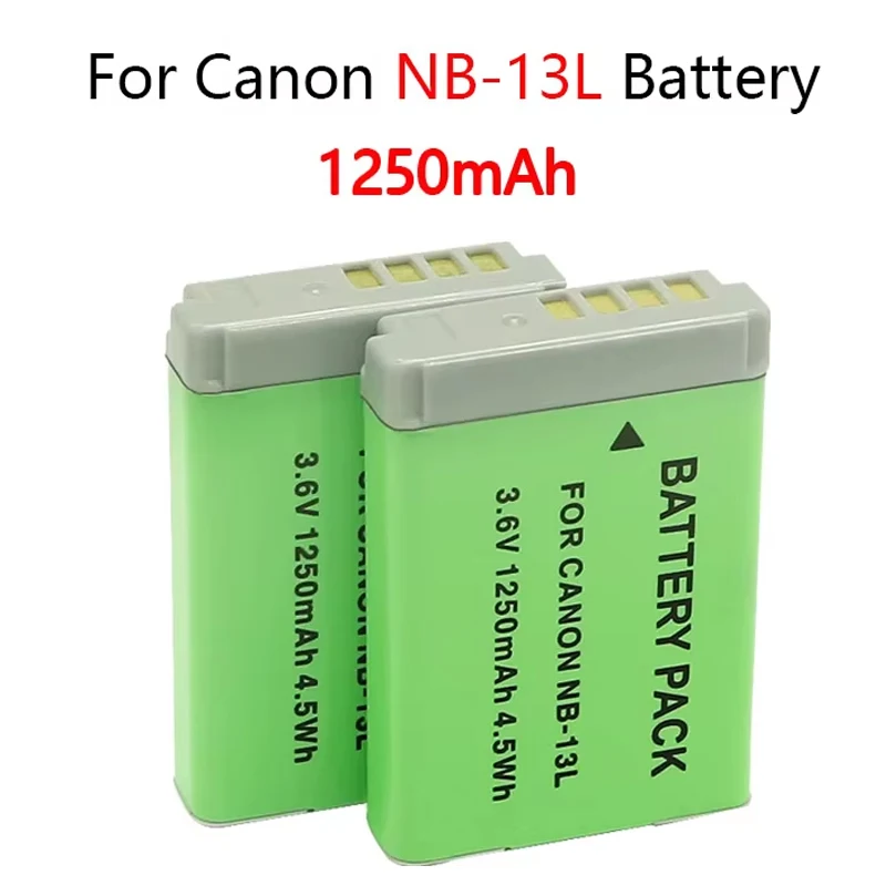 

High Quality 1250mAh NB-13L NB13L NB 13L Battery Pack for Canon G7X3 G7X2 G5X G9X SX720HSSX620 SX730 Mark II X Mark III