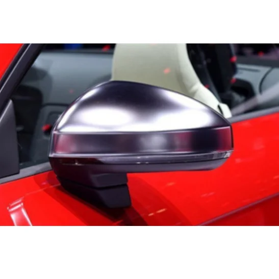 A3 8V Matt Chrome Mirror Cover for A3 S3 2014-2018  With Side Assist Side Mirror Cover