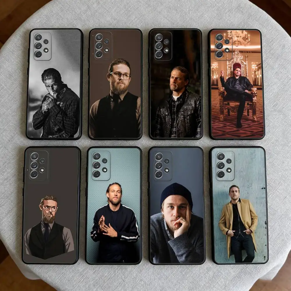 

C-Charlie H-Hunnam Phone Case For Samsung Galaxy A73,A72,A71,A70,A53,A52,A51,Soft Silicone Black Cover