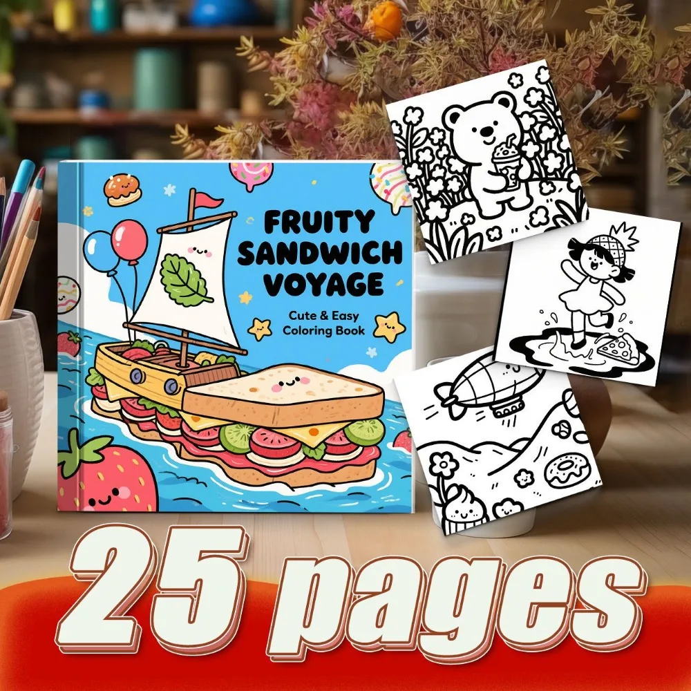 Premium Adult Animal Stress Relief Drawing Book DIY Creation Exquisite Cartoon Picture Book Relax Yourself Anti Bleeding