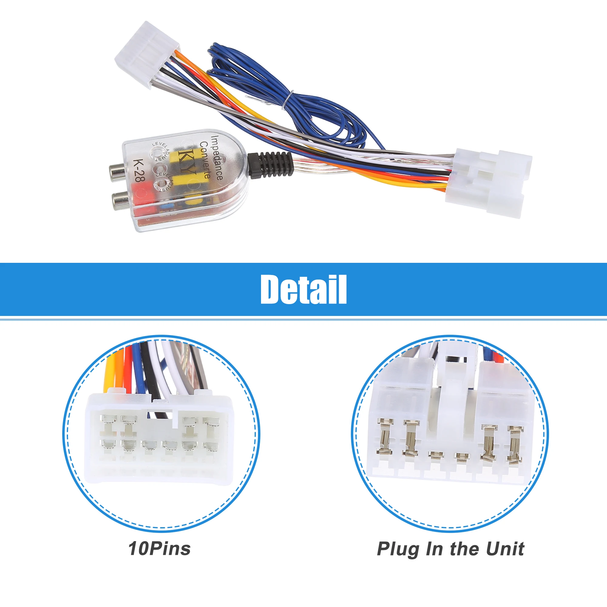 Uxcell 1 Set amplificatore Subwoofer amplificatore Plug Play cablaggio per Pickup Toyota