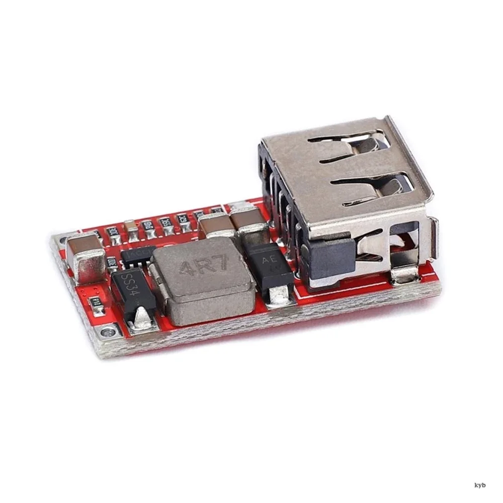 Hot Sell 6-24V 12V/24V to 5V 3A CAR USB Charger Module DC Buck step down Converter 12v 5v power supply module