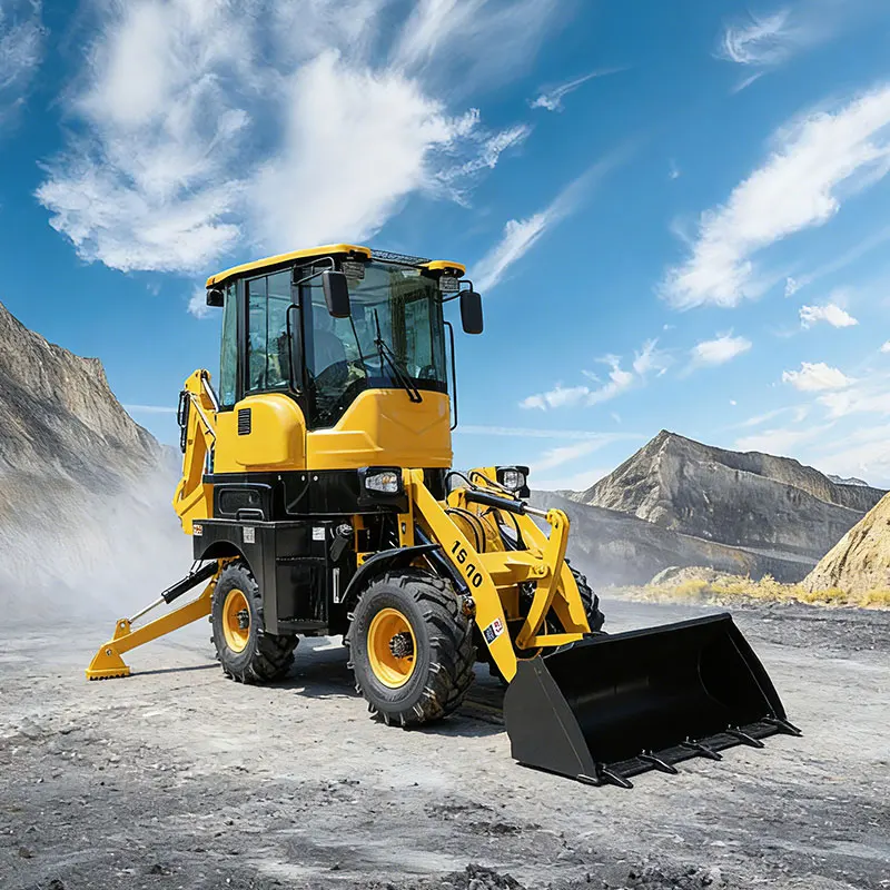 Customized Fuel-Efficient Superior Performance Front And Backhoe Loader Mini Articulated Backhoe Loader 4x4 Wheel Backhoe Load