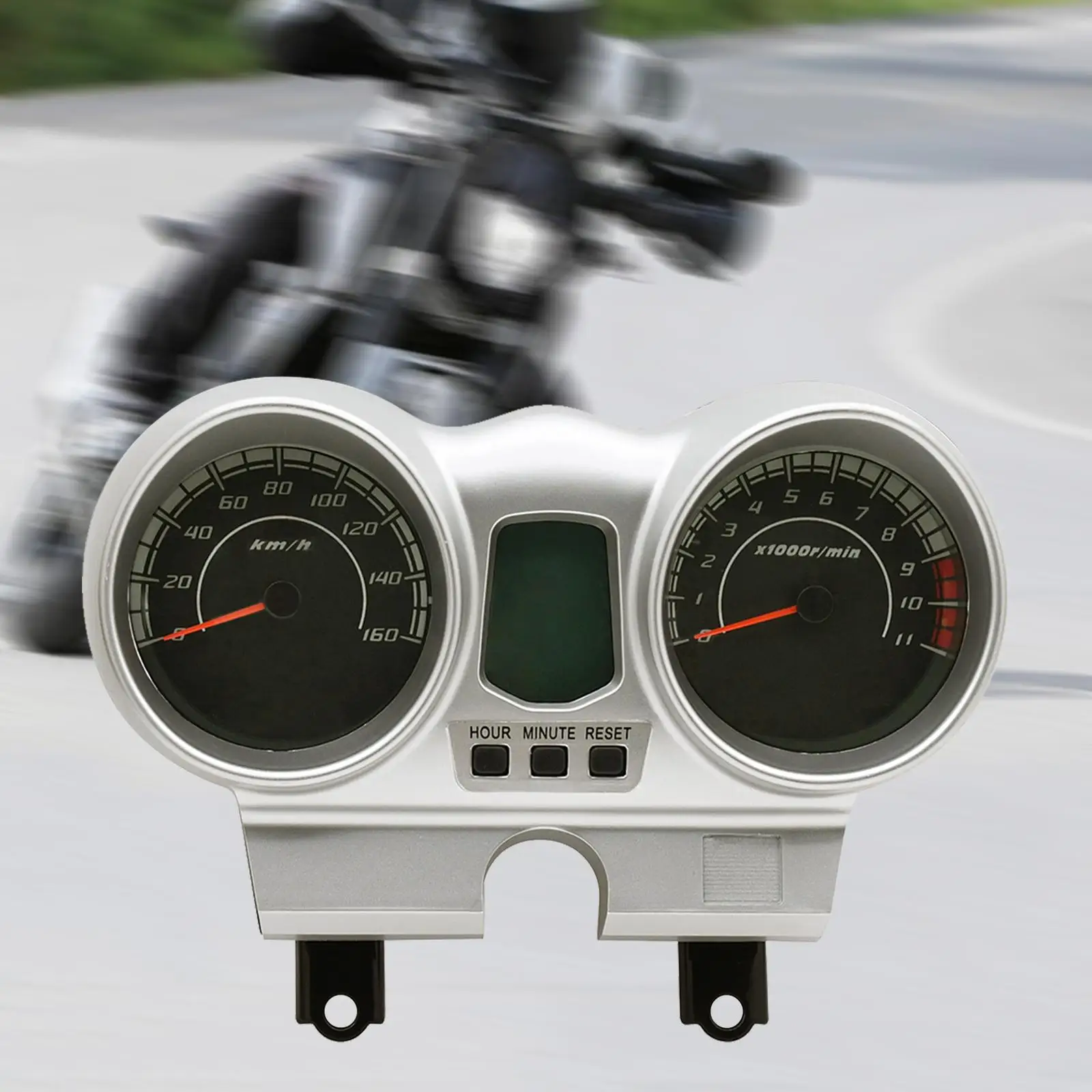 Cbx250 Motorcycles Speedometer, Sturdy Indicator Light Display Professional